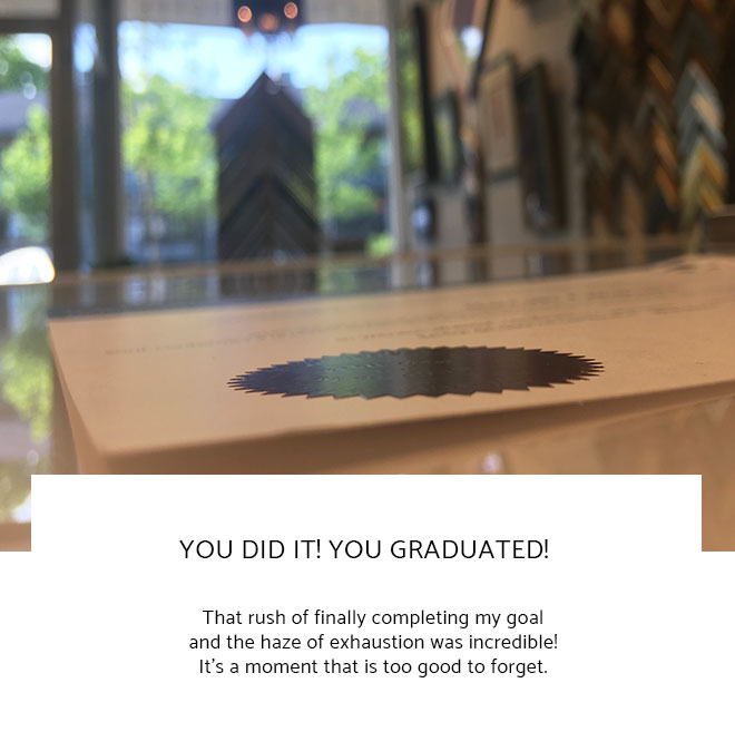 Le Frame Shoppe Blog | You Did It! You Graduated!