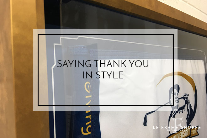 Le Frame Shoppe Blog | Saying Thank You in Style