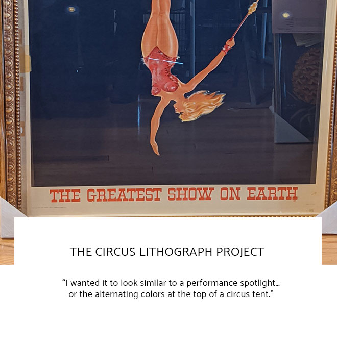 Le Frame Shoppe Blog | The Circus Lithograph Project