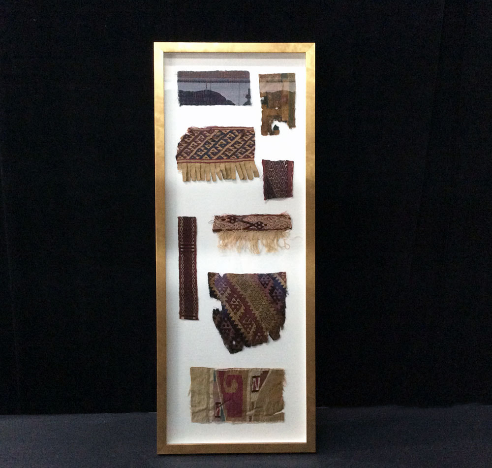 Le Frame Shoppe Blog | The antique fabric swatch project