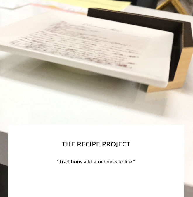 Le Frame Shoppe Blog | The Recipe Project