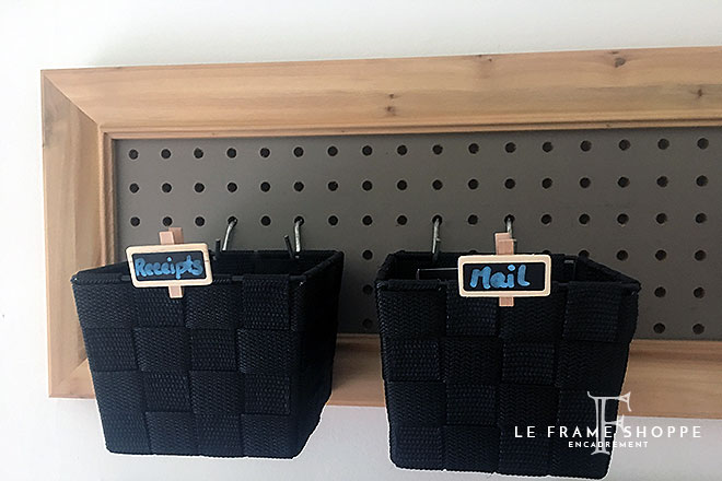 Le Frame Shoppe Blog | Quick DIY Command Center