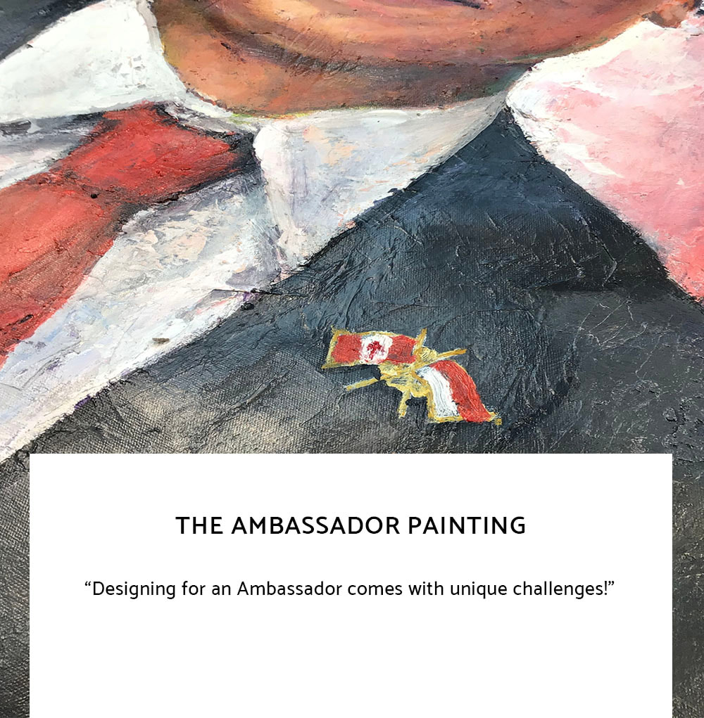 Le Frame Shoppe Blog | The Ambassador Painting
