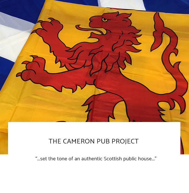 Le Frame Shoppe Blog | The Cameron Pub Project